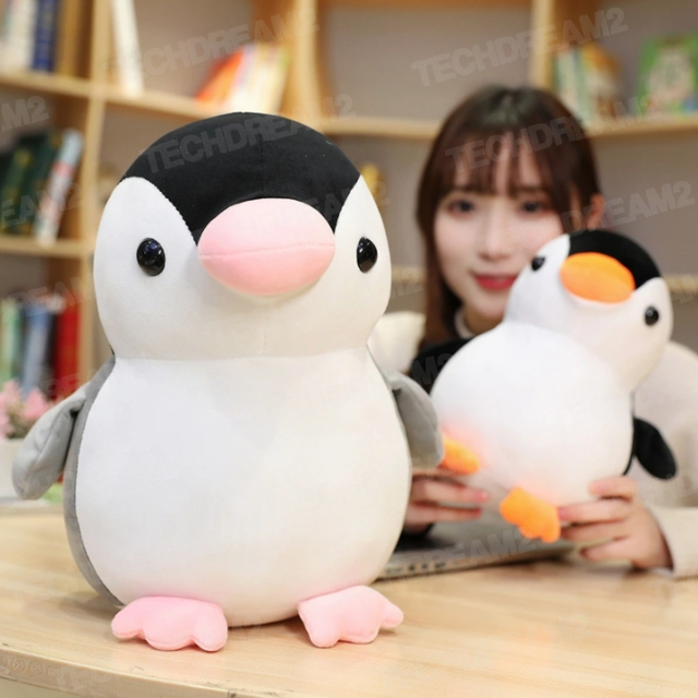ぬいぐるみ 全2カラー ペンギン penguin 抱き枕 クッション インテリア 子供 おもちゃ 動物 可愛い 彼女に ふわふわで癒される 柔らか 心地いい プレゼント ギフト
